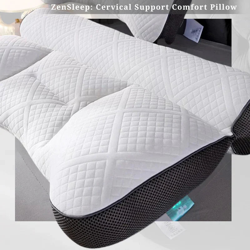 🚚 PAGO CONTRAENTREGA 🚚 ZenSleep: Almohada Soporte Cervical Confort + ENVÍO GRATIS ✈️