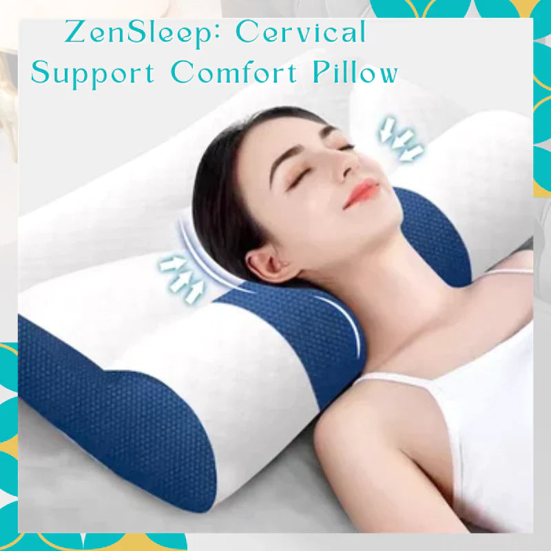 🚚 PAGO CONTRAENTREGA 🚚 ZenSleep: Almohada Soporte Cervical Confort + ENVÍO GRATIS ✈️